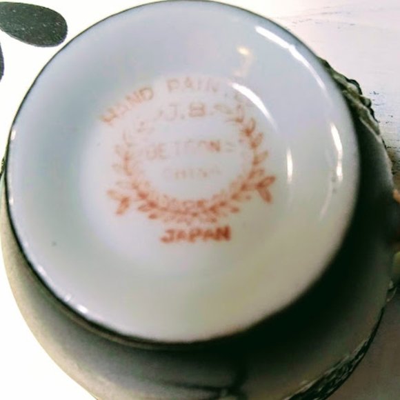DRAGONWARE DEMITASSE CUP&SAUCER*MORIAGE*HAND PAINTED PORCELAIN*BETSON CHINA*VTG - Picture 7 of 10